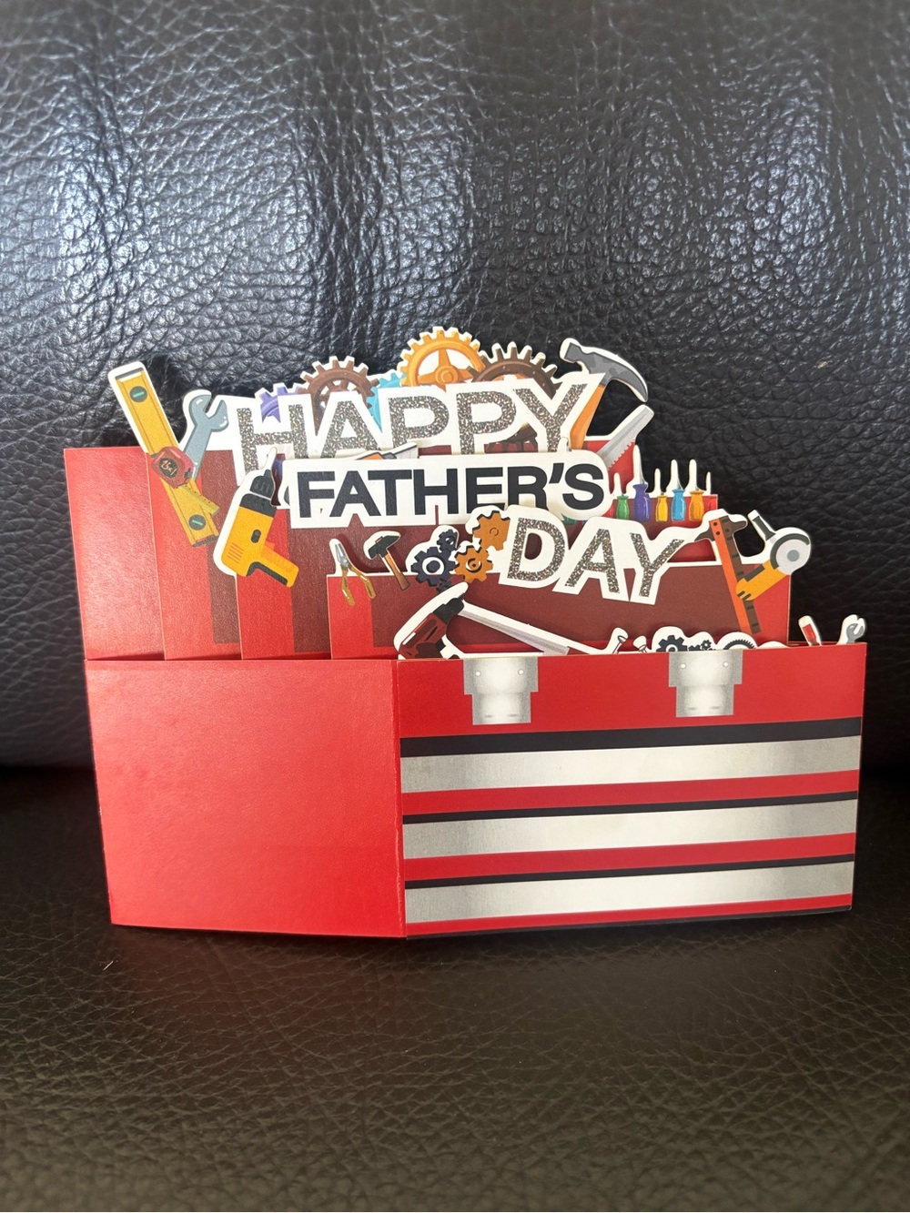 RESERVED for shakduke Father's Day Toolbox Pop Up Card - Picture 5 of 7